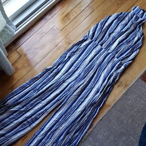 Stripped Halter Jumpsuit